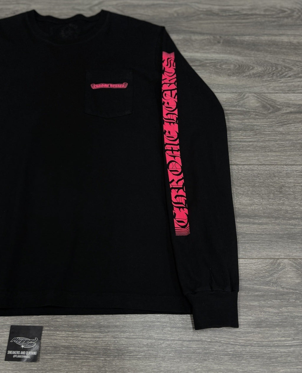 Size Large - Chrome Hearts Made In Hollywood Long Sleeve ' Black Pink ' | CLEAN!