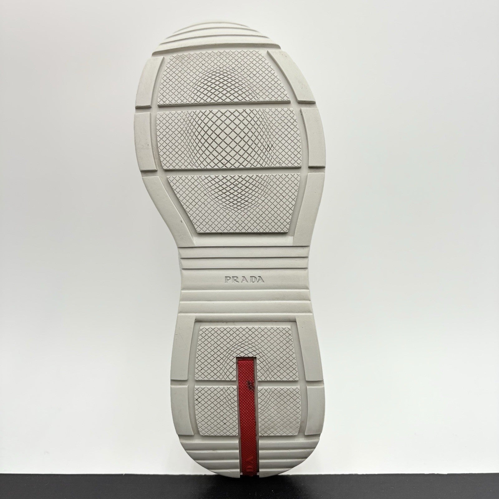 Size 8 UK (9 US) - Prada Americas Cup Sport ' White Grey ' | GREAT CONDITION!