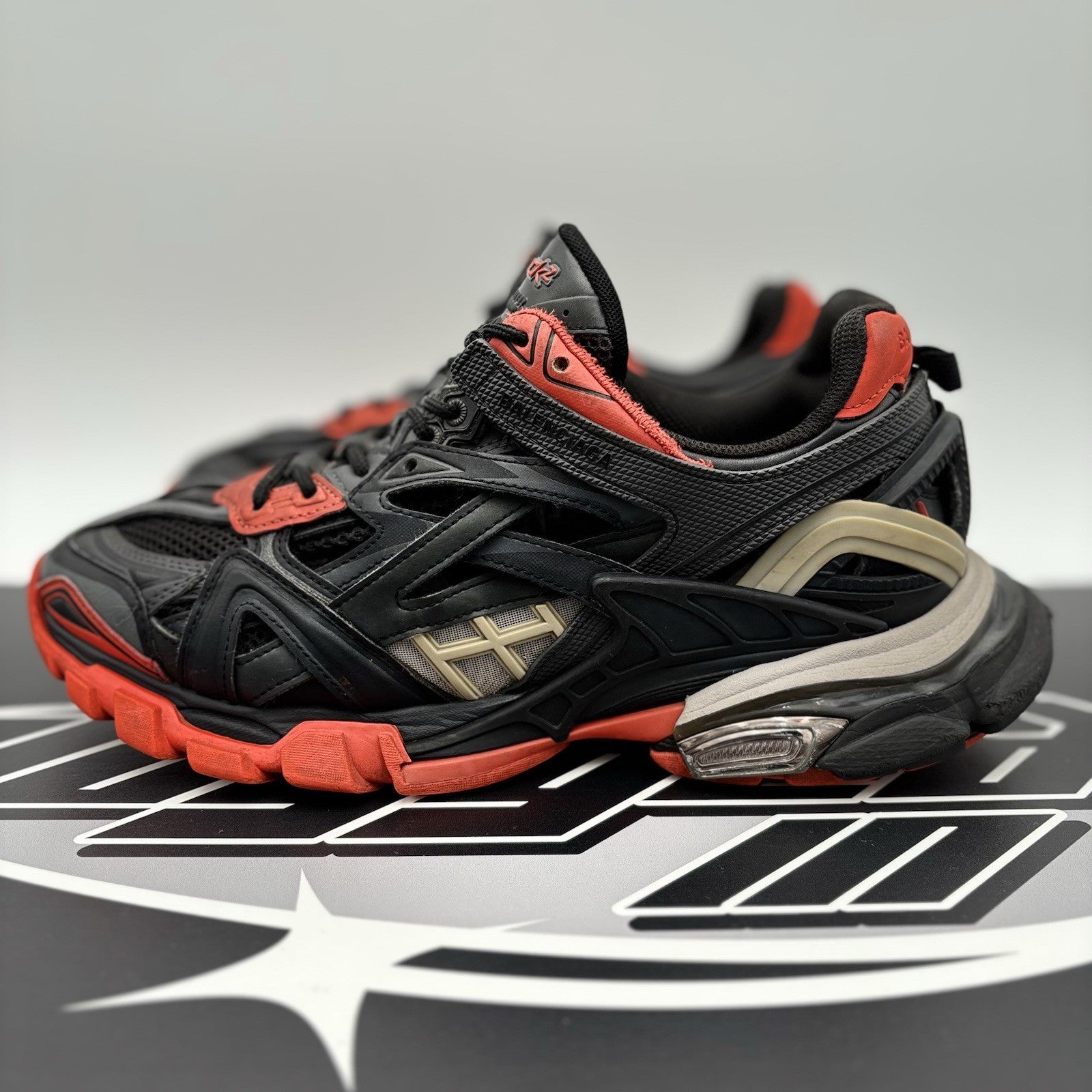 Size 43 (10 US) - Balenciaga Track 2 Trainer ' Black, Orange '