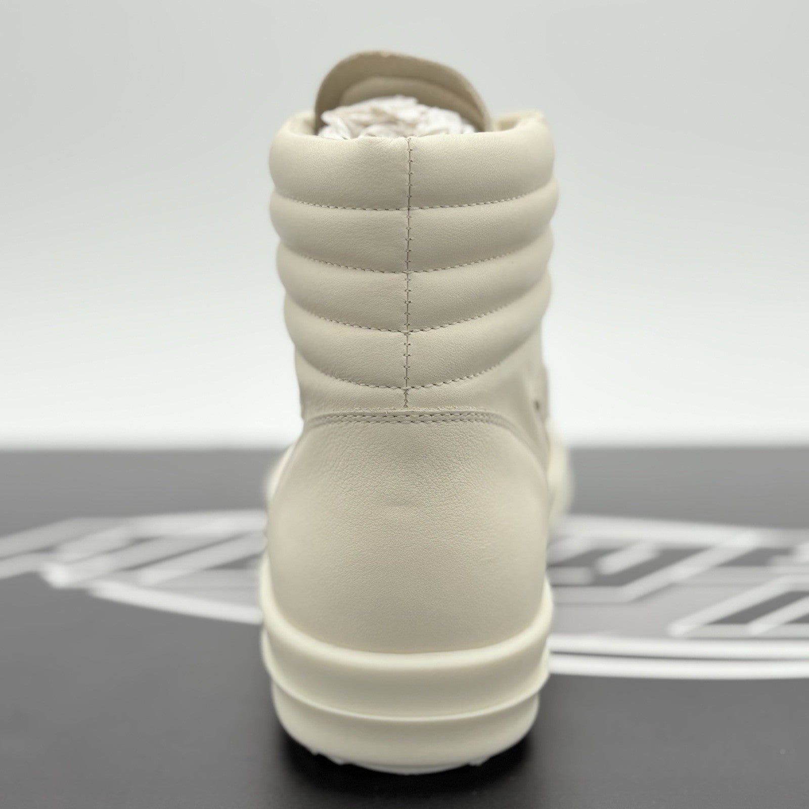 Size 41 (8 US) Rick Owens Hollywood Vintage Leather High ' Off White ' | NEW!