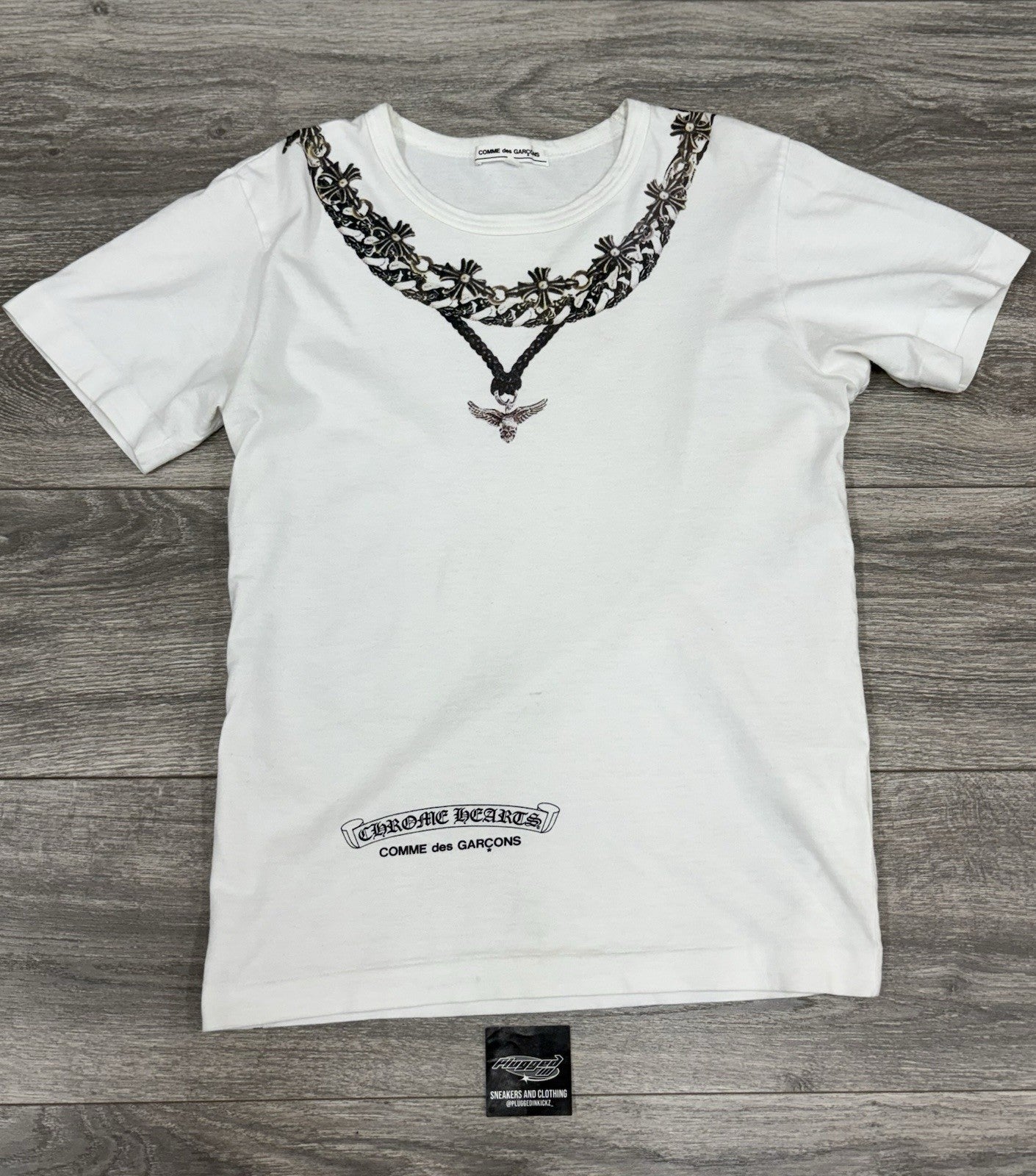 Size Medium - Chrome Hearts x Comme De Garcons T-Shirt ' White ' | RARE