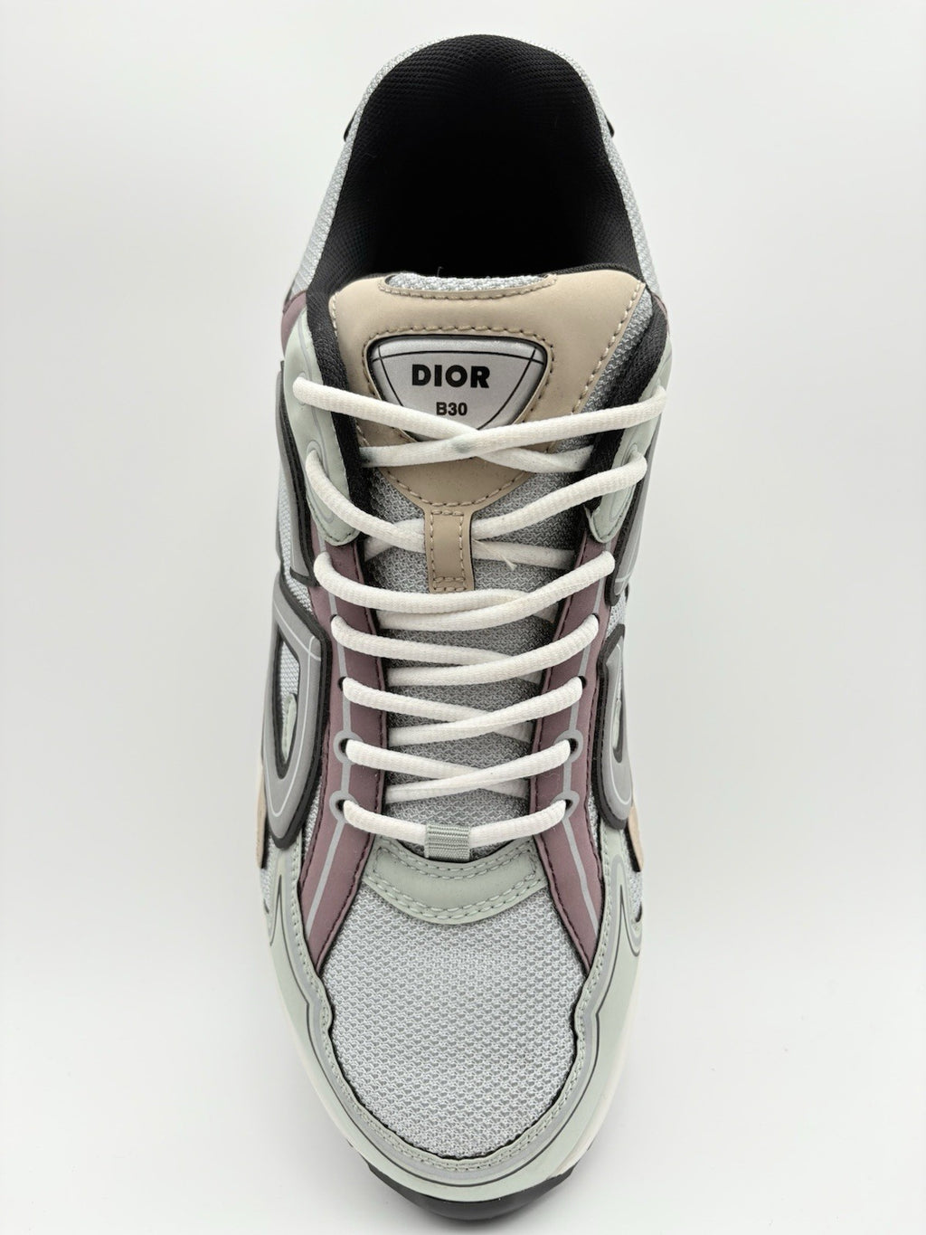 Size 45 (12 US) - Dior B30 Reflective Sneaker ' Light Green Purple ' | EXCELLENT