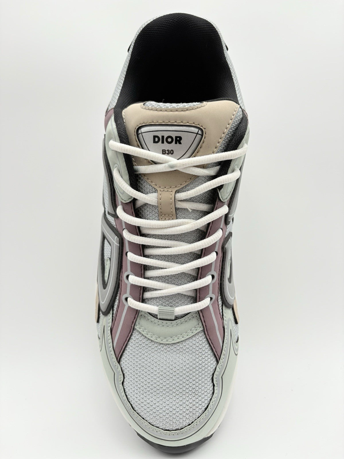 Size 45 (12 US) - Dior B30 Reflective Sneaker ' Light Green Purple ' | EXCELLENT