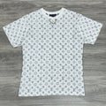 Size M - Louis Vuitton Monogram Printed With Chain ' White Blue ' | SUPER CLEAN!