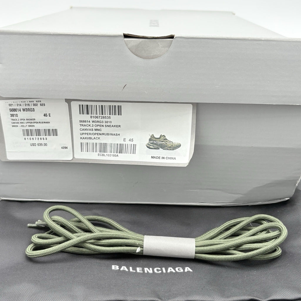 Size 45 (12 US) - Balenciaga Track.2 Sneakers ' Khaki Green ' | GREAT CONDITION!