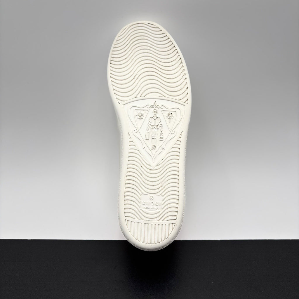 Size 40.5 (8 US) - Gucci Ace ' Interlocking G, White, Pink ' | GREAT CONDITION