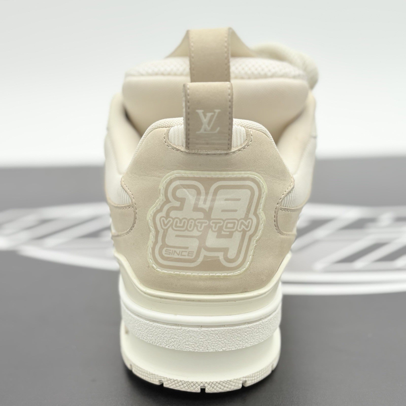 Size 7 LV (8-8.5 US) Louis Vuitton Skate ' Beige White ' | GREAT CONDITION!