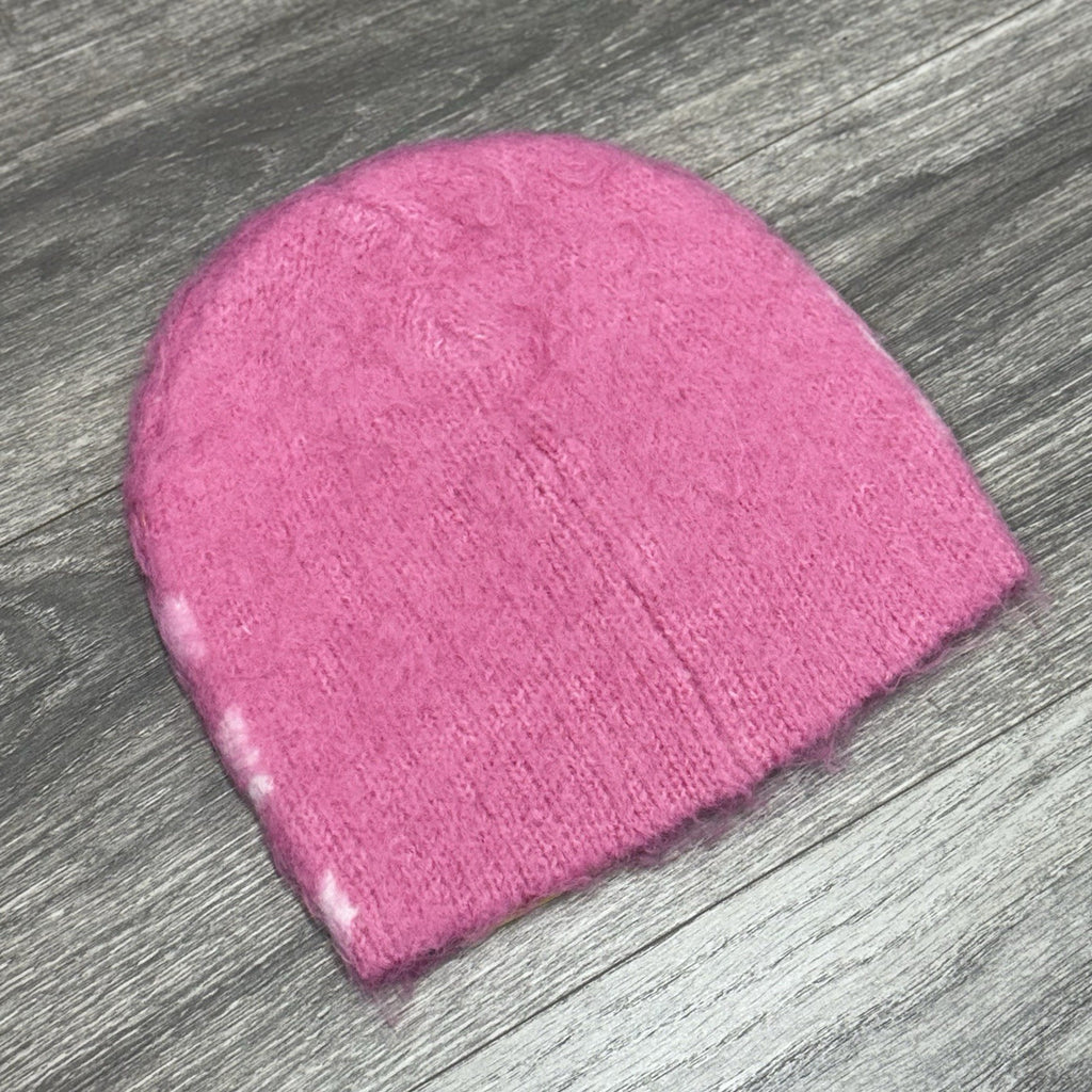 Thats An Awful Lot Of Cough Syrup Mohair Beanie ' Pink ' | NEW!