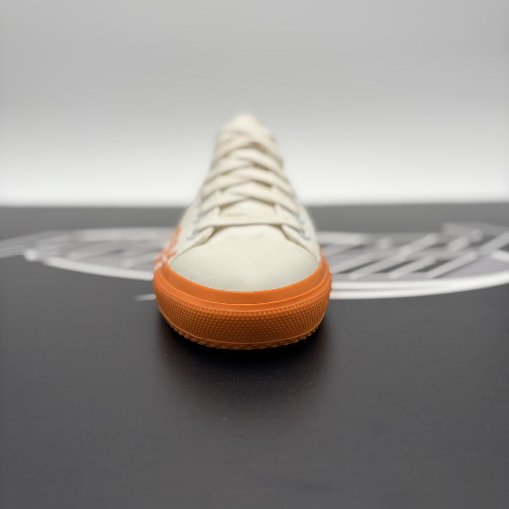 Size 41 EU (8 US) - Burberry Low Sneaker ' Orange, White ' | SUPER CLEAN!