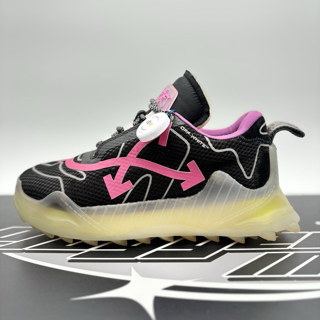 Size 42 (9 US) Off-White Odsy-1000 ' Transparent Fuchsia ' | GREAT CONDITION!