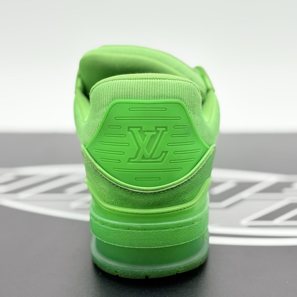 Size 7 LV (8-8.5 US) - Louis Vuitton Trainer ' Slime Green ' | GREAT CONDITION!