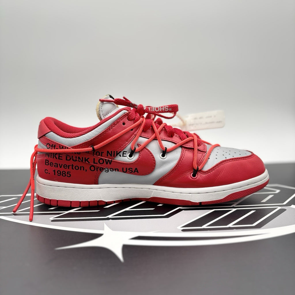Size 9.5 - Nike Dunk Low x OFF-WHITE 2019 ' University Red ' | GREAT CONDITION!