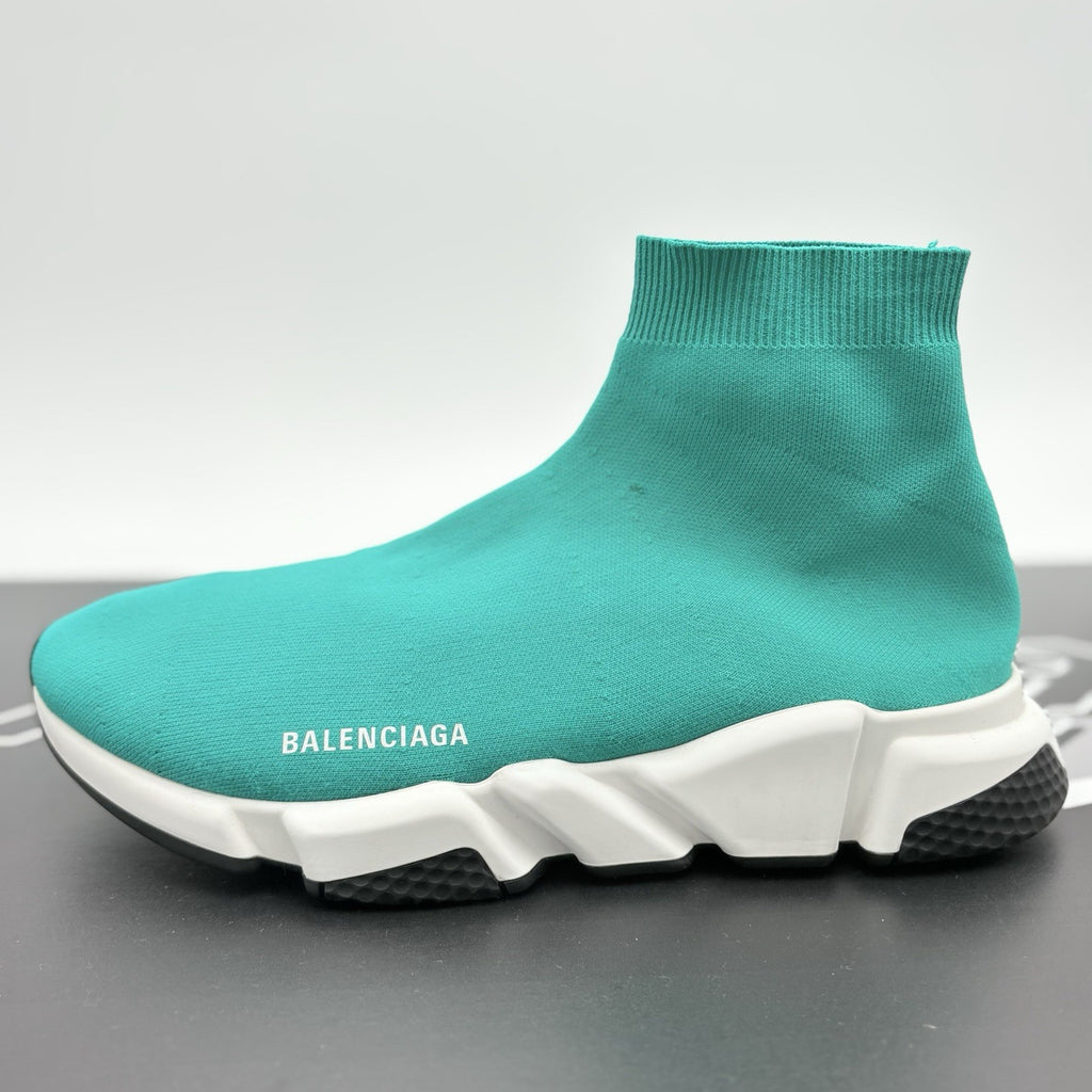 Size 44 (11 US) - Balenciaga Speed Trainer ' Turquoise ' | GREAT CONDITION!