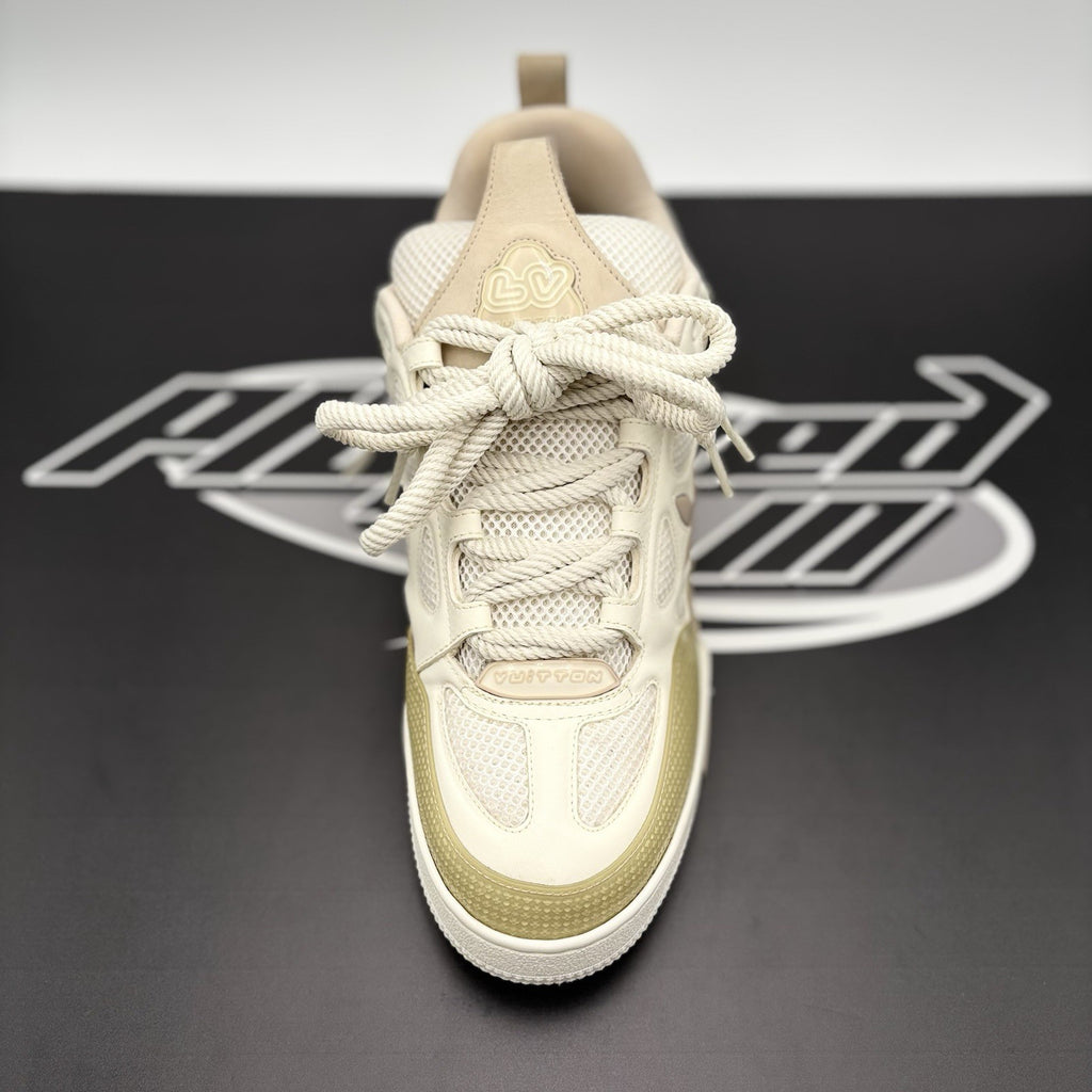 Size 10.5 LV (11.5-12 US) Louis Vuitton Skate ' White ' | GOOD CONDITION!