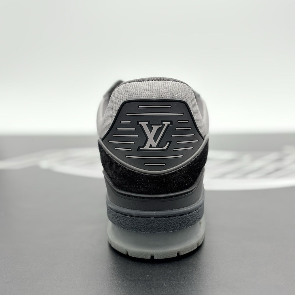 Size 9.5 LV (10.5-11 US) Louis Vuitton Trainer  ' Black Grey ' | SUPER CLEAN!