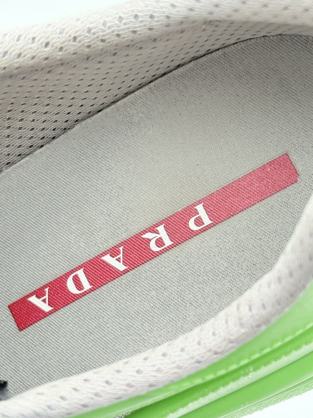 Size 42 (9 US) Prada America's Cup Soft Rubber ' Apple Green ' | CLEAN!