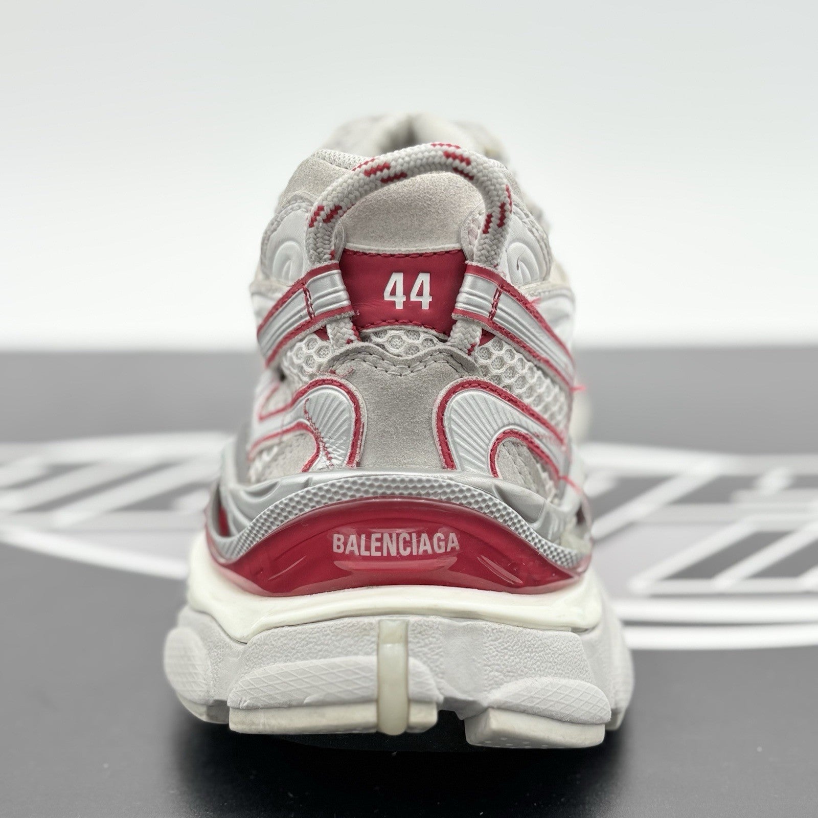 Size 44 (11 US) - Balenciaga Runner 2.0 ' White Grey Red ' | GREAT CONDITION!