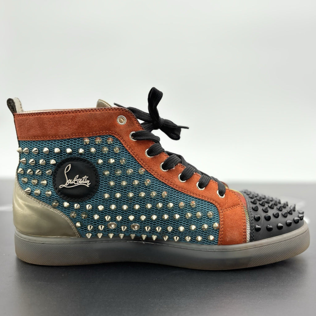 Size 45 (12 US) Christian Louboutin High Spikes ' Lux Techno ' | SUPER CLEAN!