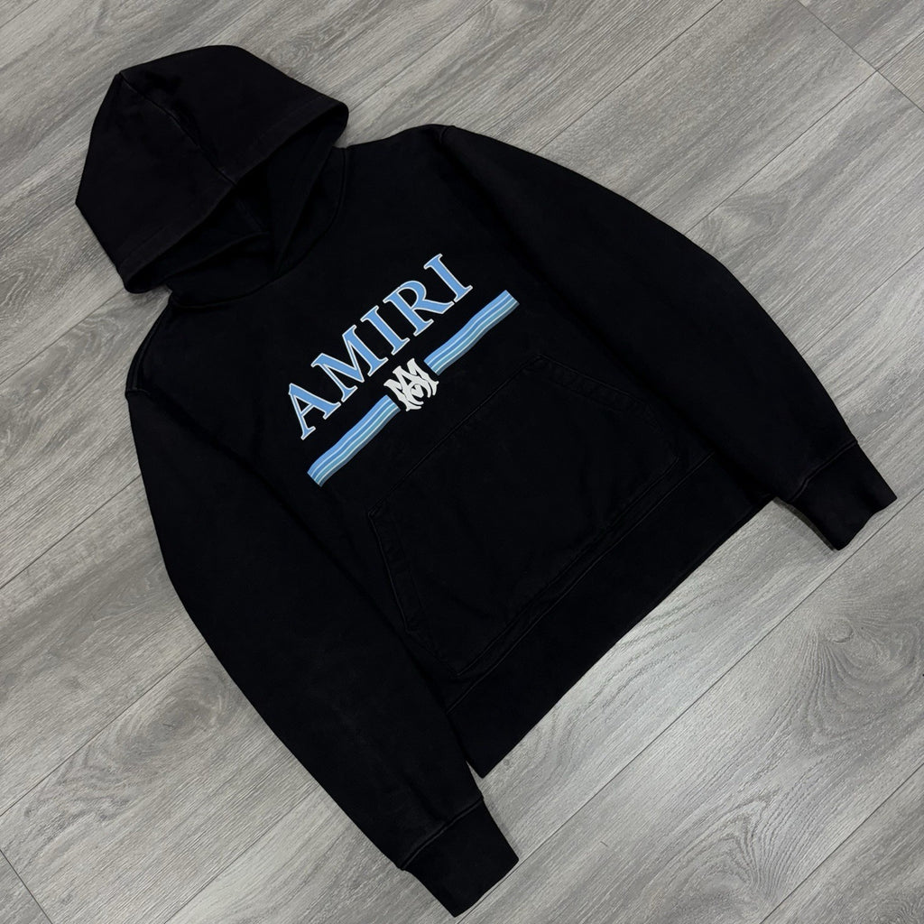 Size M - Amiri Bar Logo Hoodie ' Black ' | GREAT CONDITION!
