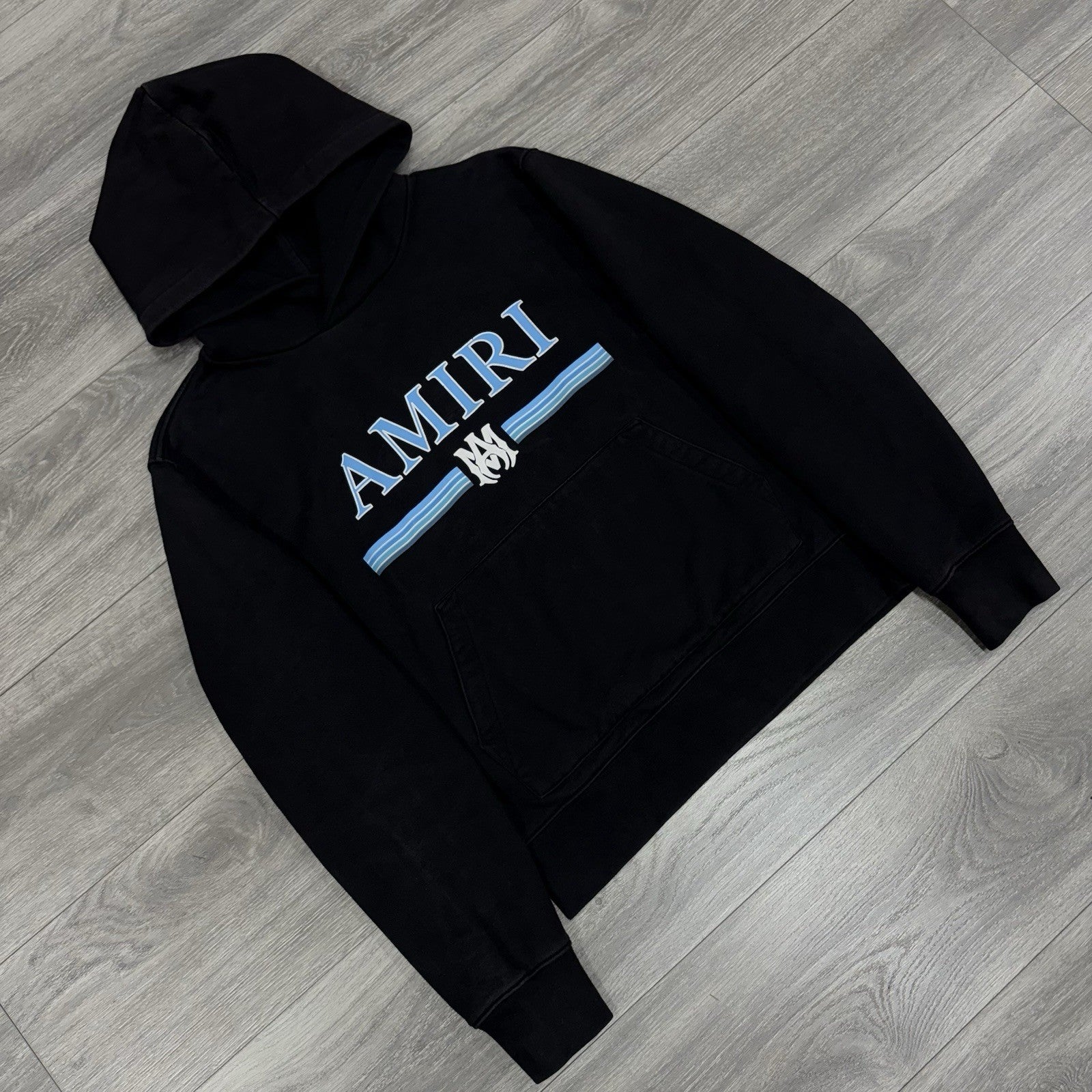 Size M - Amiri Bar Logo Hoodie ' Black ' | GREAT CONDITION!