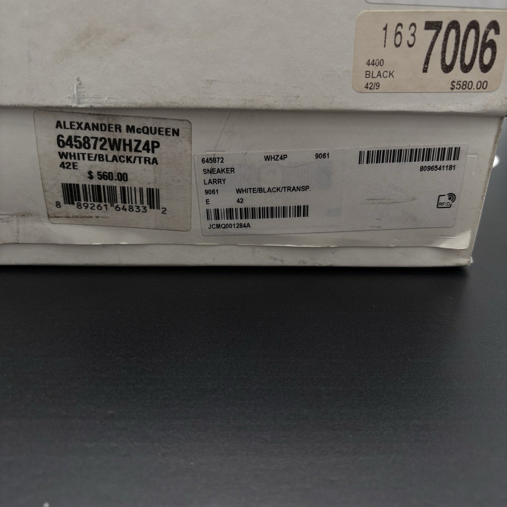 Size 42 (9 US) Alexander McQueen ' Transparent Sole, Snakeskin ' | GREAT!