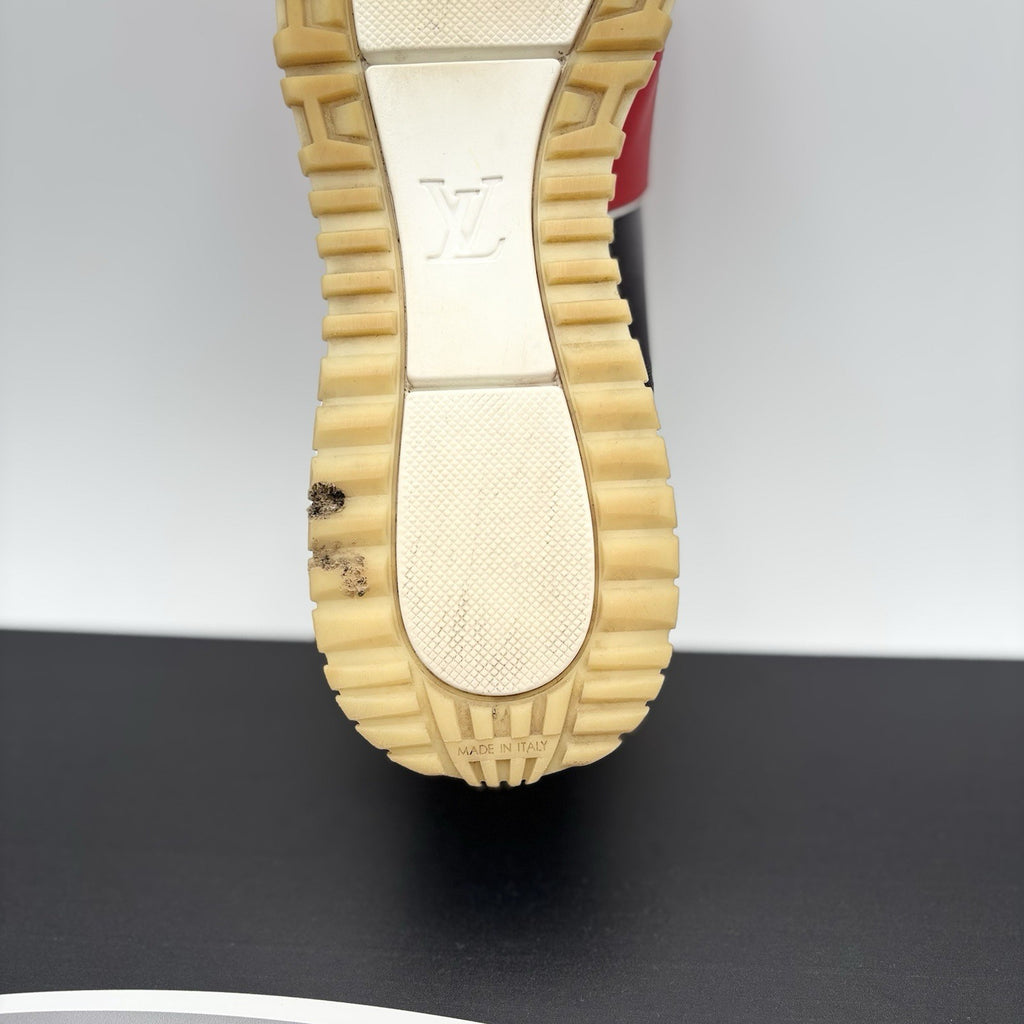 Size 8.5 LV (9.5-10 US) Louis Vuitton Runaway ' Red Black White ' | GOOD COND!
