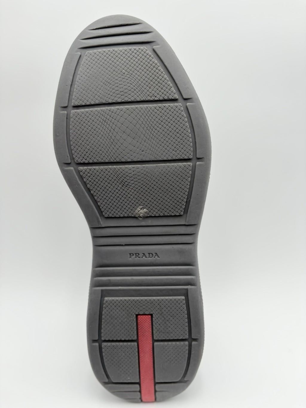 Size 43 (10 US) Prada America's Cup Soft Rubber ' Grey ' | GREAT CONDITION!