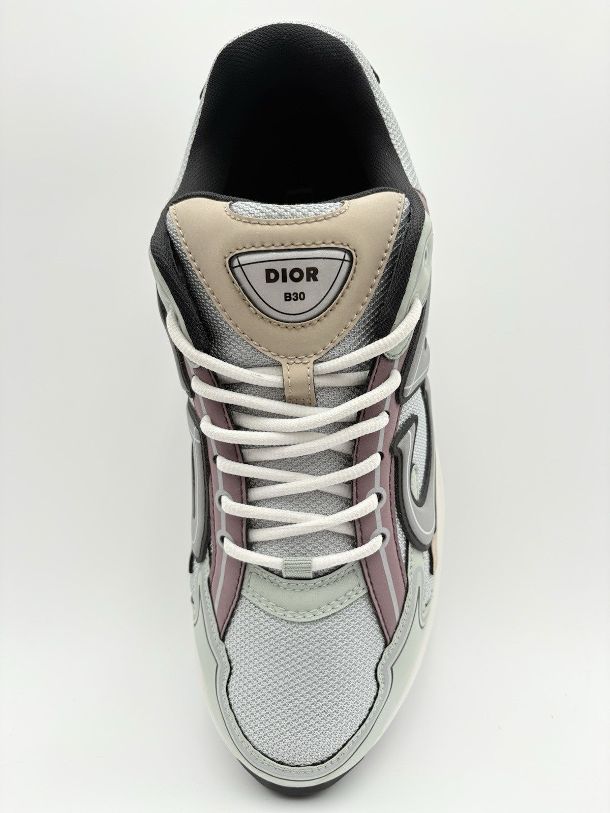 Size 45 (12 US) - Dior B30 Reflective Sneaker ' Light Green Purple ' | EXCELLENT