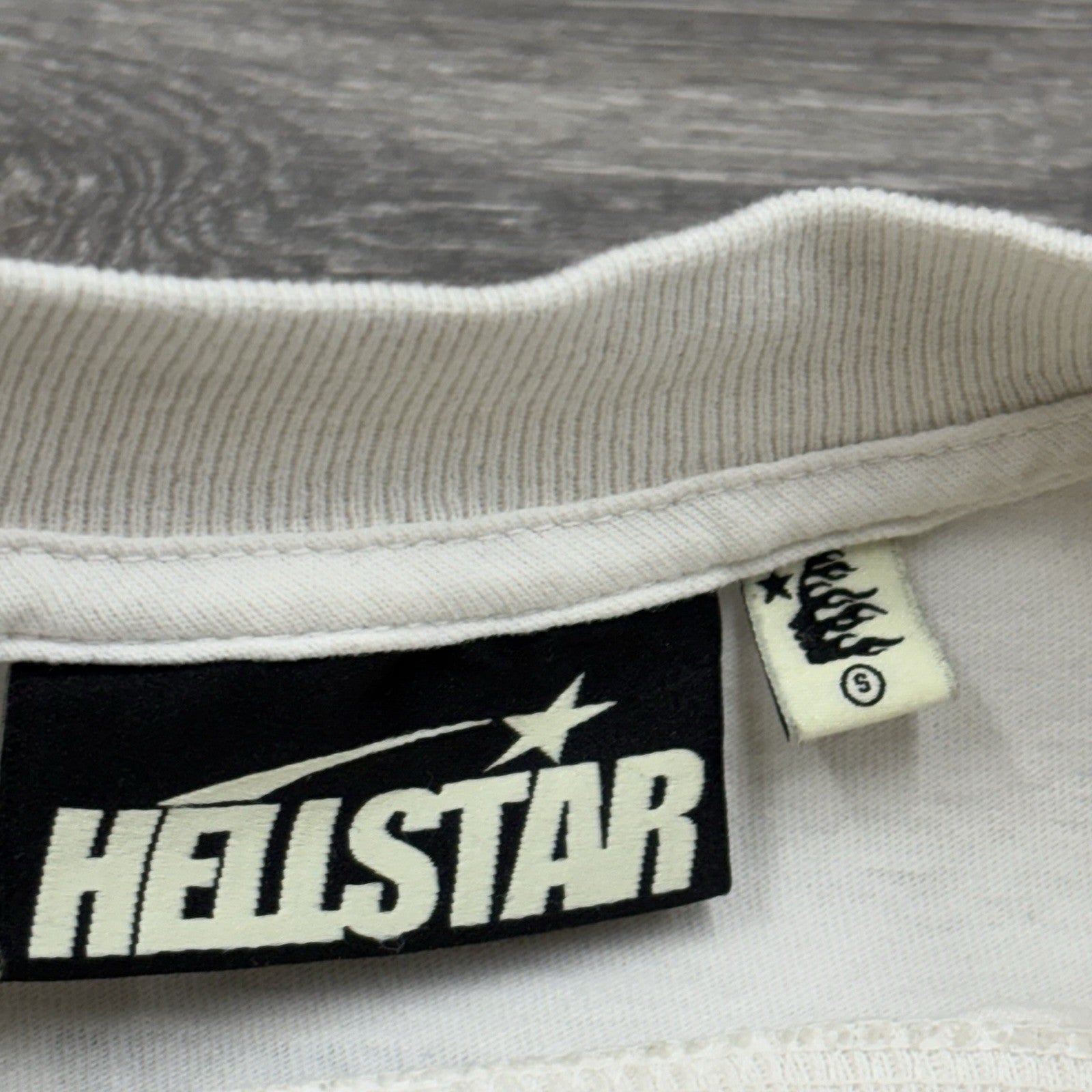 Size Small - Hellstar Classic T-Shirt Athlete Exclusive ' White Black '