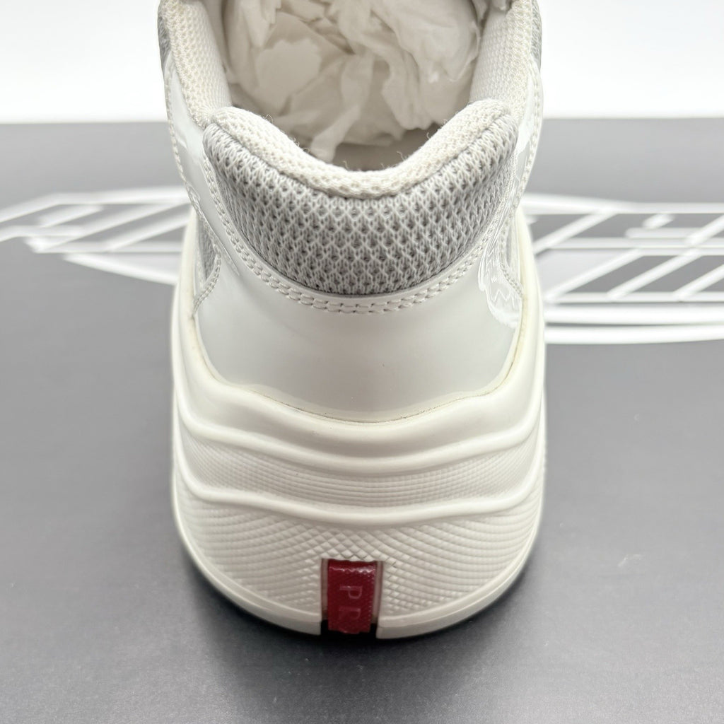 Size 8 UK (9 US) - Prada Americas Cup Sport ' White Grey ' | GREAT CONDITION!