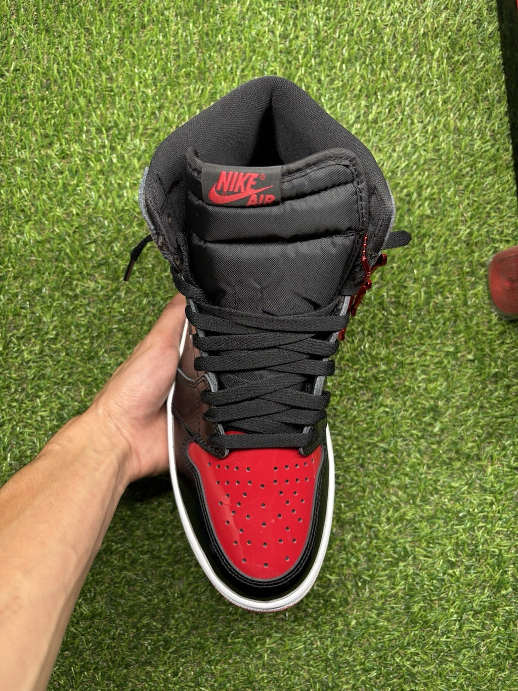 Size 12 - Jordan 1 Retro OG High Patent Bred | SUPER CLEAN!