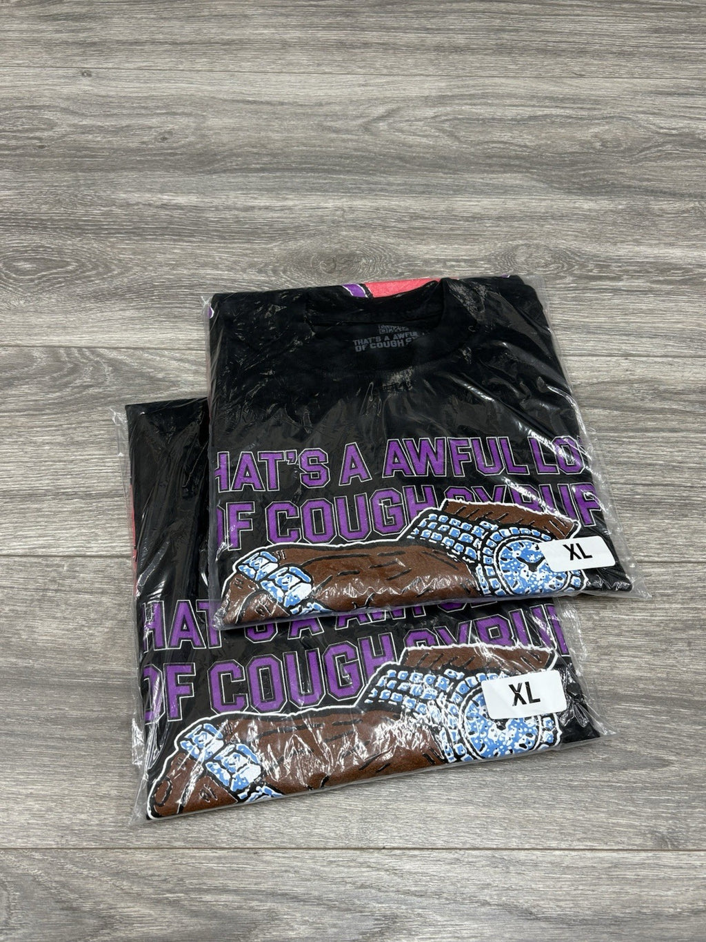 Size XL - That’s A Awful Lot Of Cough Syrup X Persona T-Shirt ' Black ' | NEW!