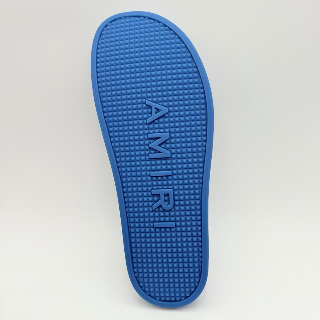 Size 45 - Amiri Logo Slides ' Blue ' | BRAND NEW!