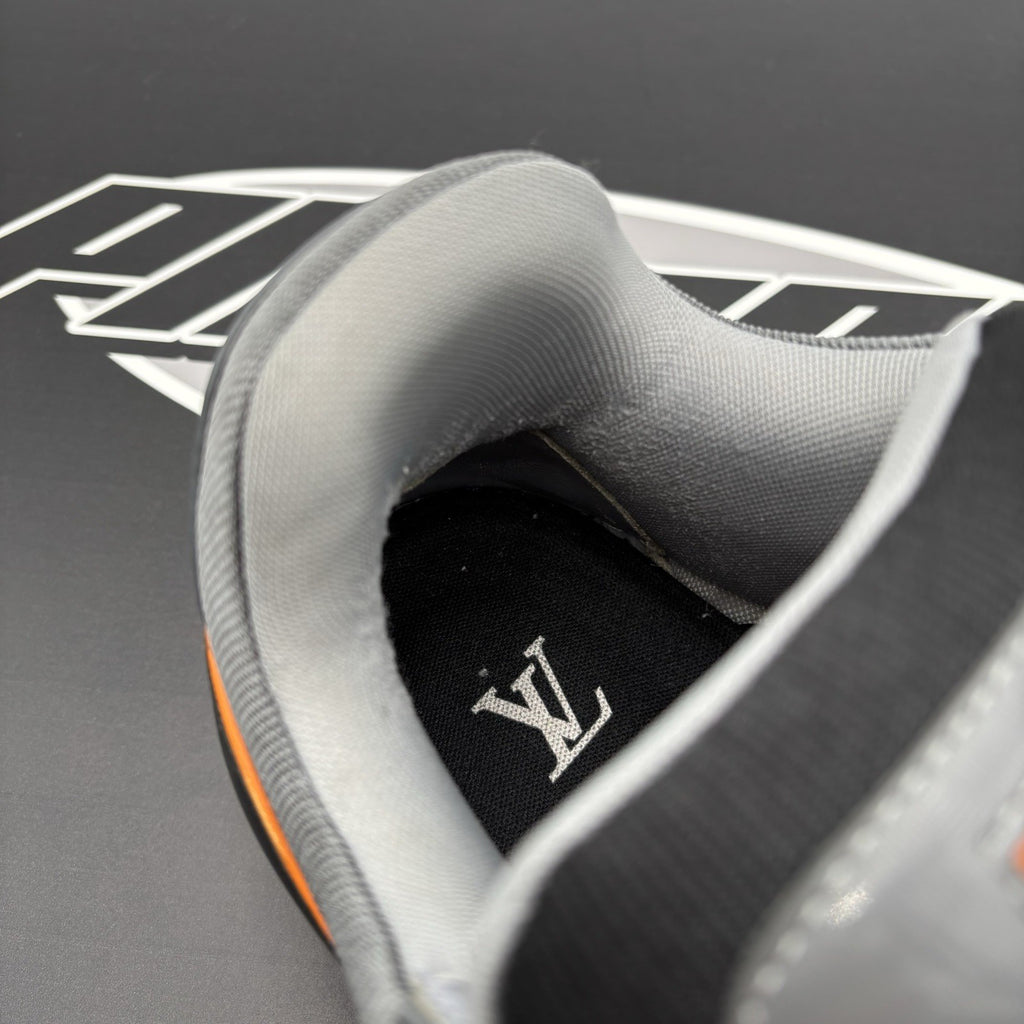 Size 10 LV (11-11.5 US) - Louis Vuitton Maxi ' Black, Orange ' | SUPER CLEAN!
