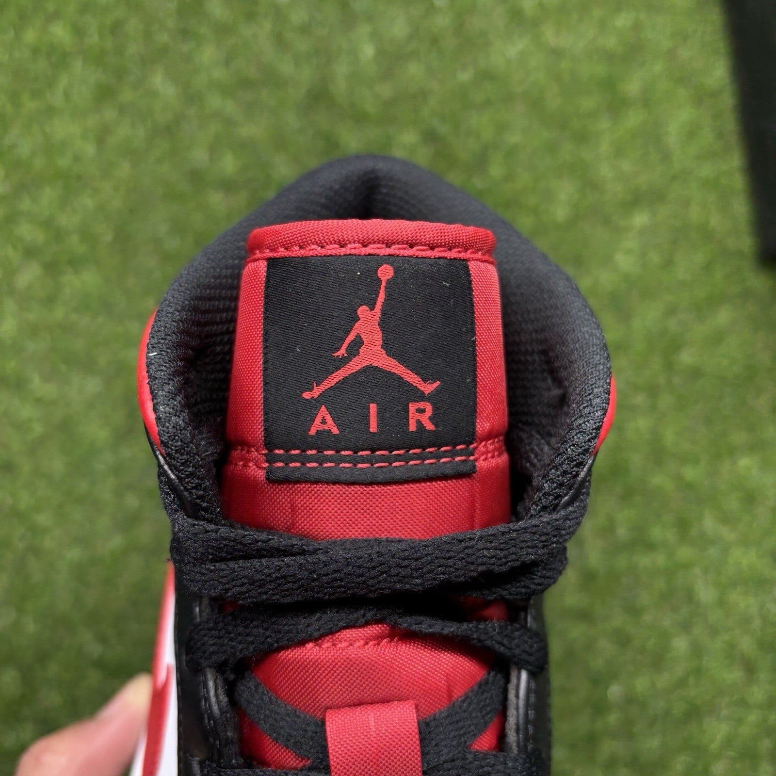 Size 8 - Jordan 1 Mid Bred Toe | SUPER CLEAN!