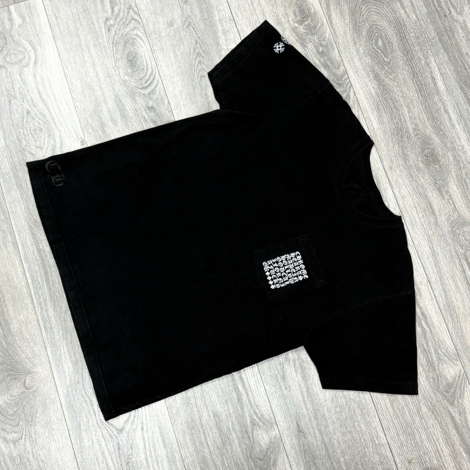 Size L - Chrome Hearts Multi Logo T-Shirt ' Black ' | GREAT CONDITION!