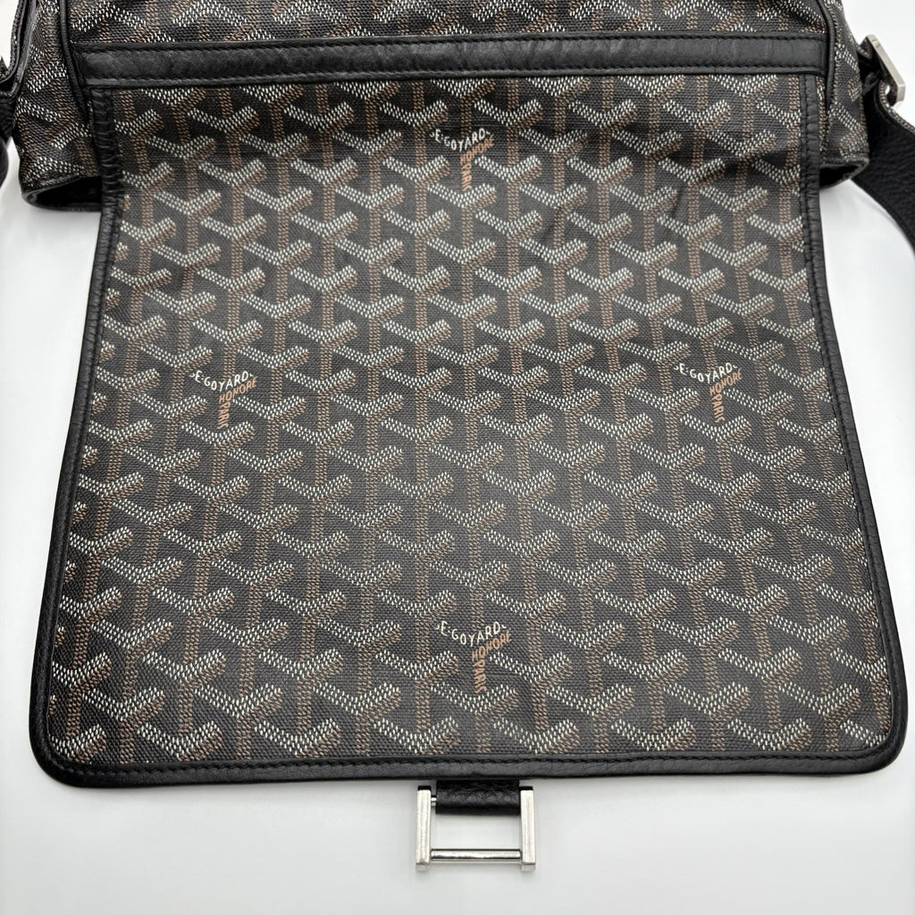 Goyard Messenger Grand Bleu Bag ' Black Brown ' | GREAT CONDITION!