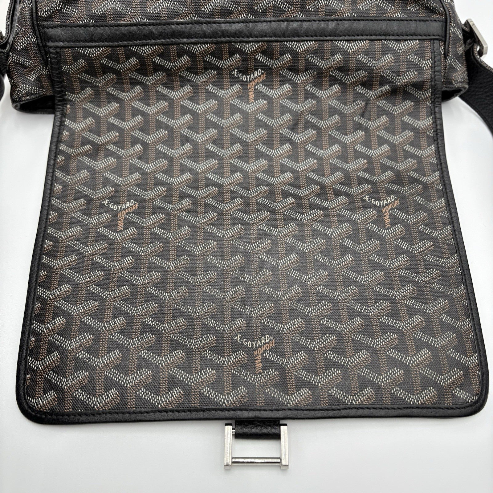 Goyard Messenger Grand Bleu Bag ' Black Brown ' | GREAT CONDITION!