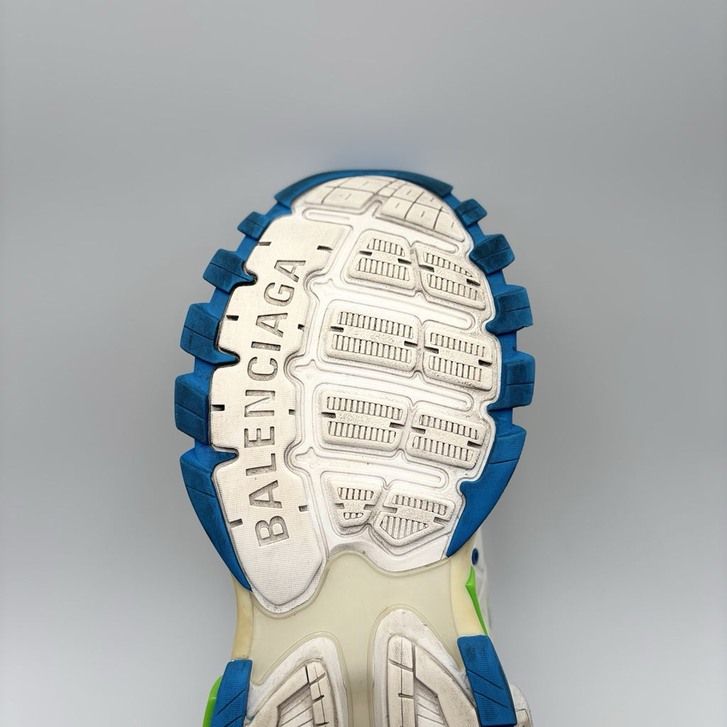 Size 45 (12 US) - Balenciaga Track ' White Blue Green ' | GREAT CONDITION!
