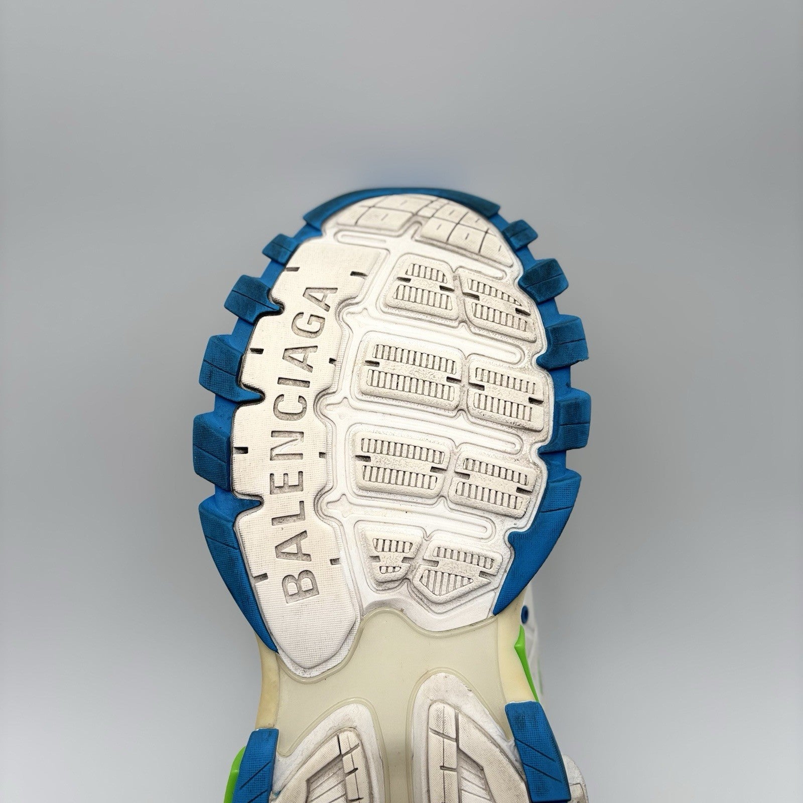 Size 45 (12 US) - Balenciaga Track ' White Blue Green ' | GREAT CONDITION!