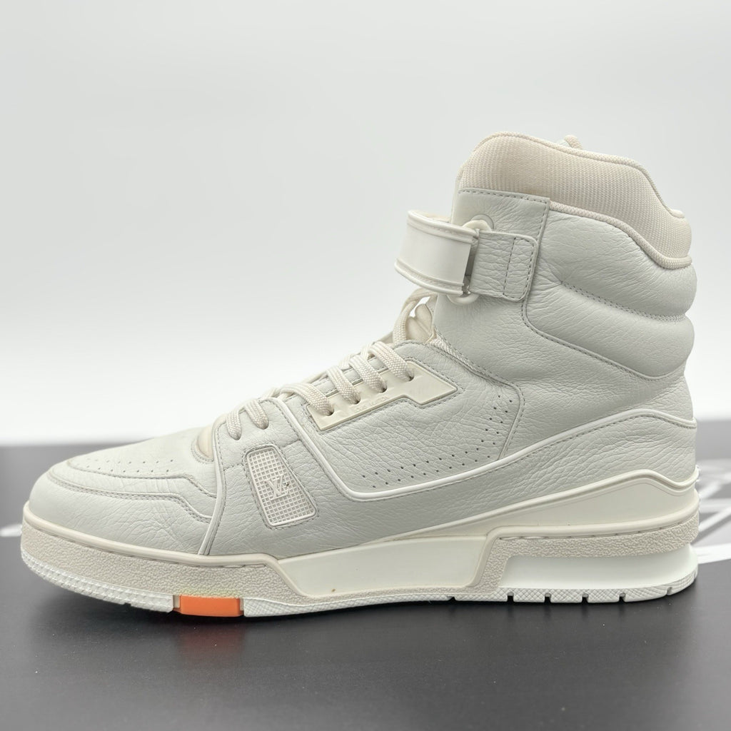 Size 9.5 LV (10.5-11 US) Louis Vuitton Trainer High Top ' Grey ' | GREAT COND!
