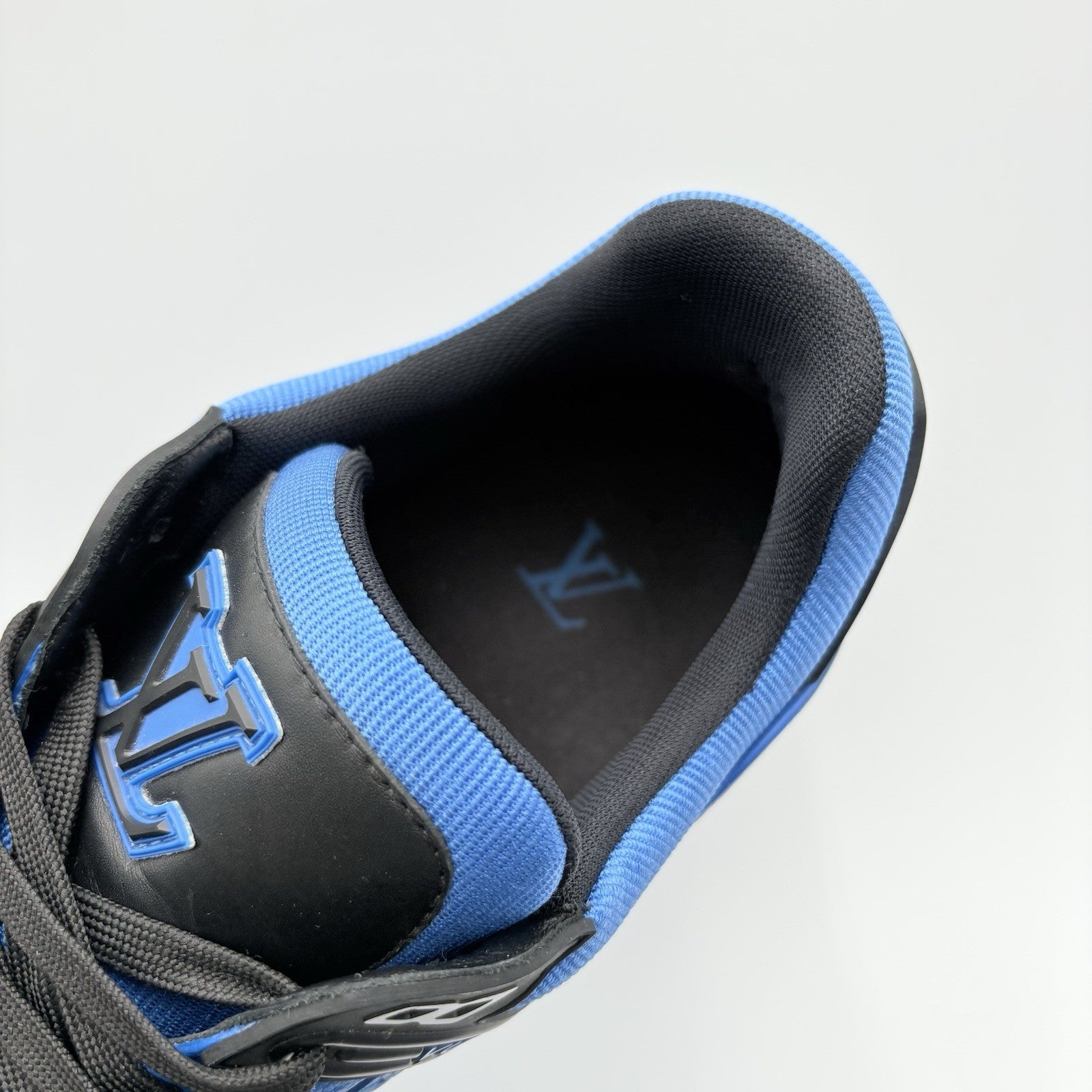 Size 11 LV (12-12.5 US) Louis Vuitton Trainer ' Black Blue ' | GREAT CONDITION!