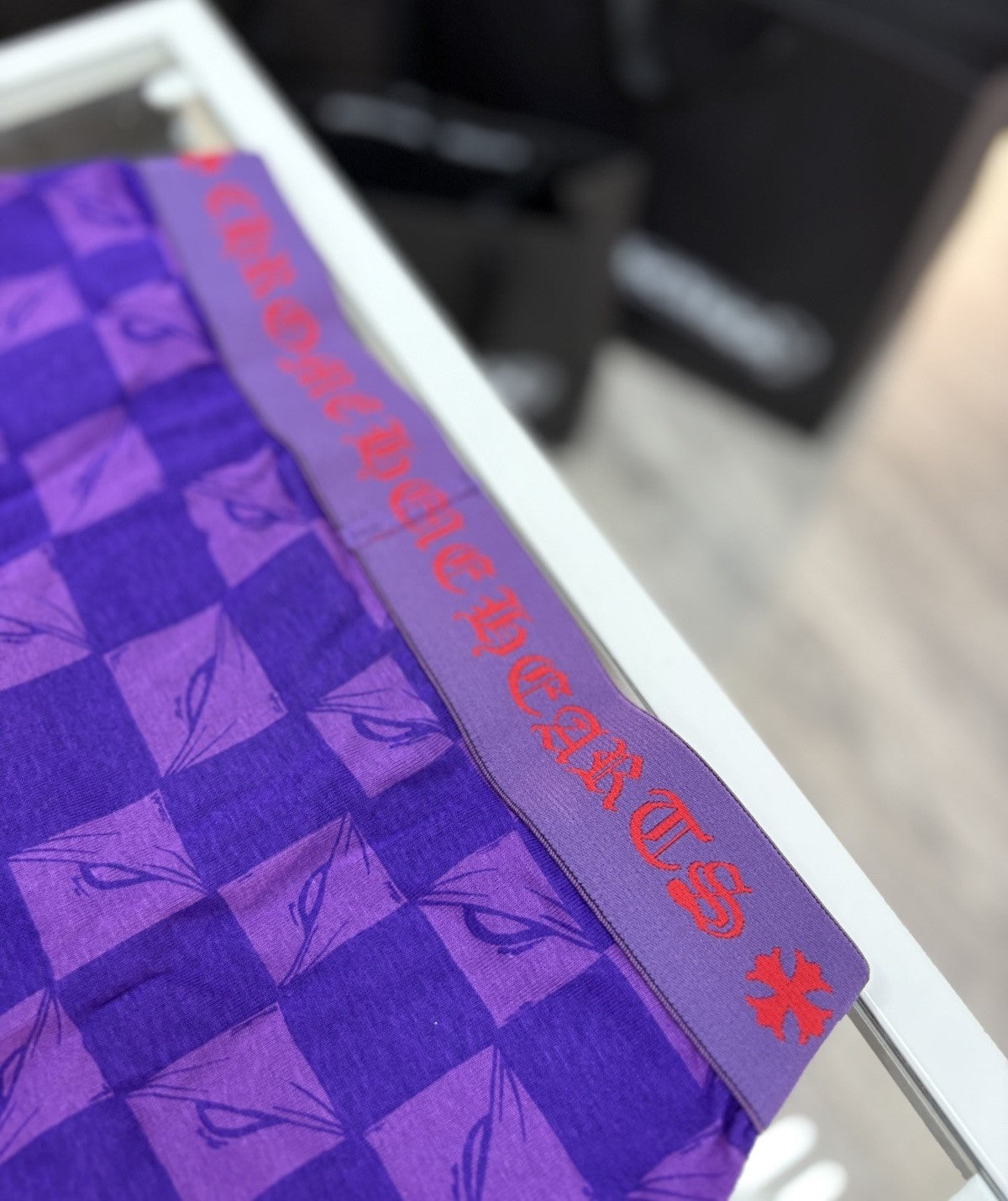 Size Medium - Chrome Hearts Matty Boy 99 Eyes Boxer Briefs ' Purple ' | NEW!