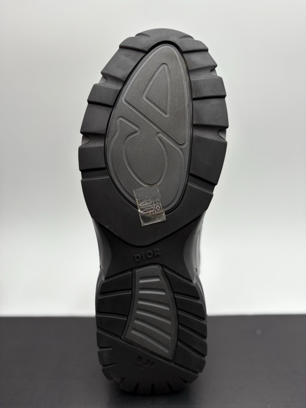 Size 45 (12 US) Dior B30 Reflective Sneaker ' Black Gray ' | ONLY WORN 1-3x