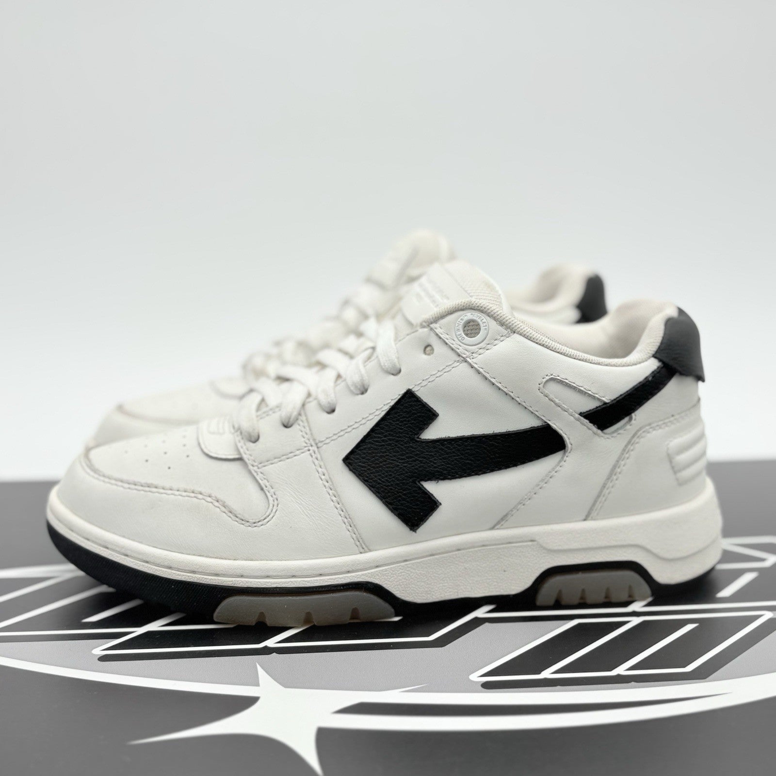 Size 40 (7 US) Off-White Out of Office ' White Black ' | GOOD COND!