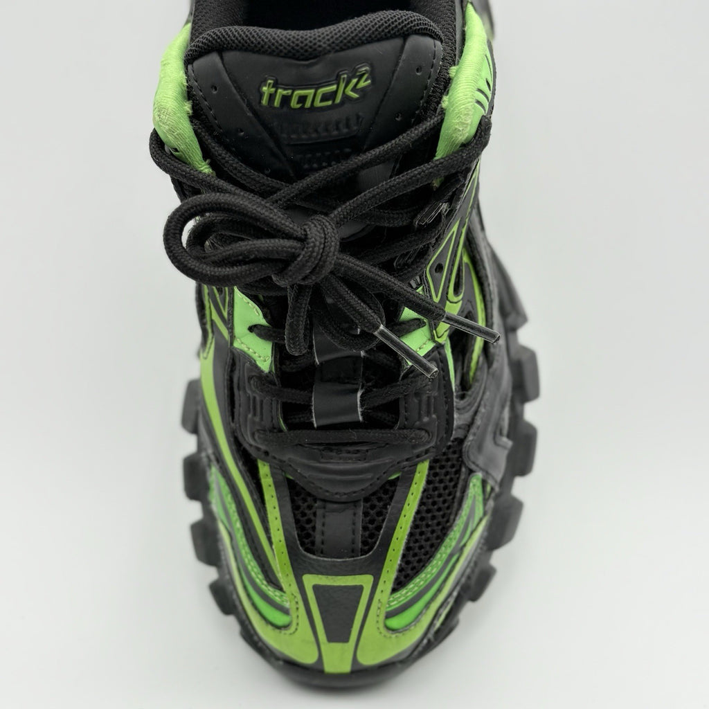 Size 41 (8 US) - Balenciaga Track 2 Trainer ' Black Green ' | GOOD CONDITION!