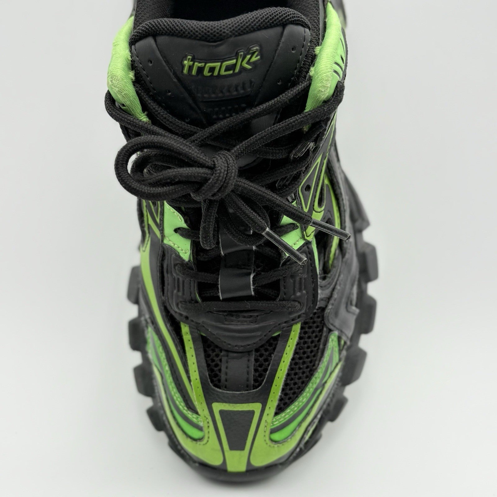 Size 41 (8 US) - Balenciaga Track 2 Trainer ' Black Green ' | GOOD CONDITION!
