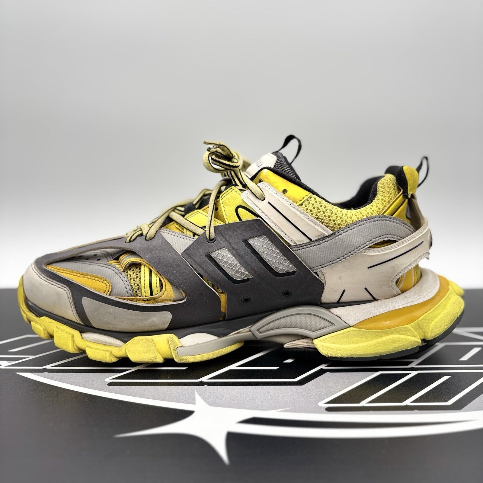 Size 45 (12 US) - Balenciaga Track ' White Yellow ' | GOOD CONDITION!