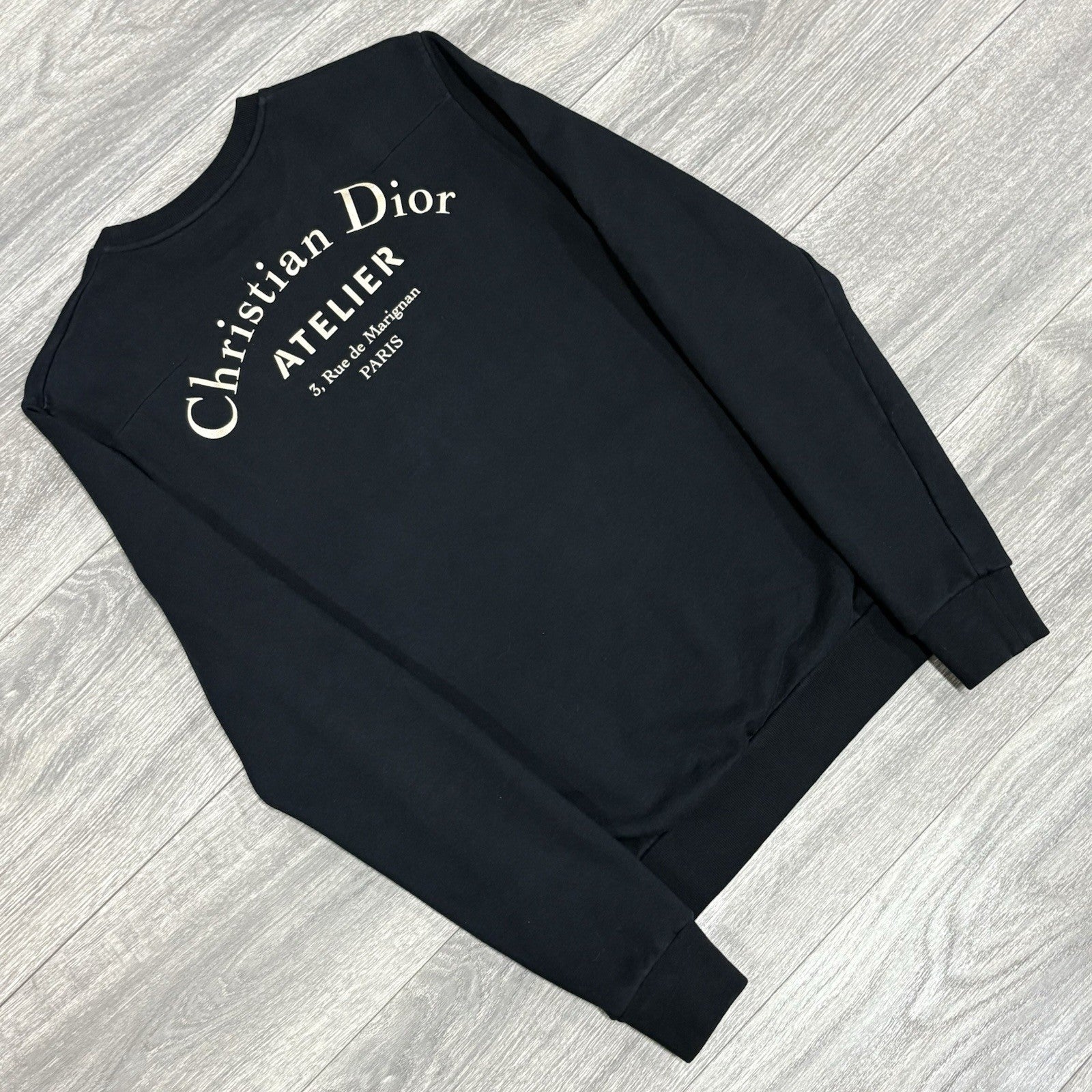 Size XS - Dior Homme Atelier Sweatshirt ' Black ' | SUPER CLEAN!