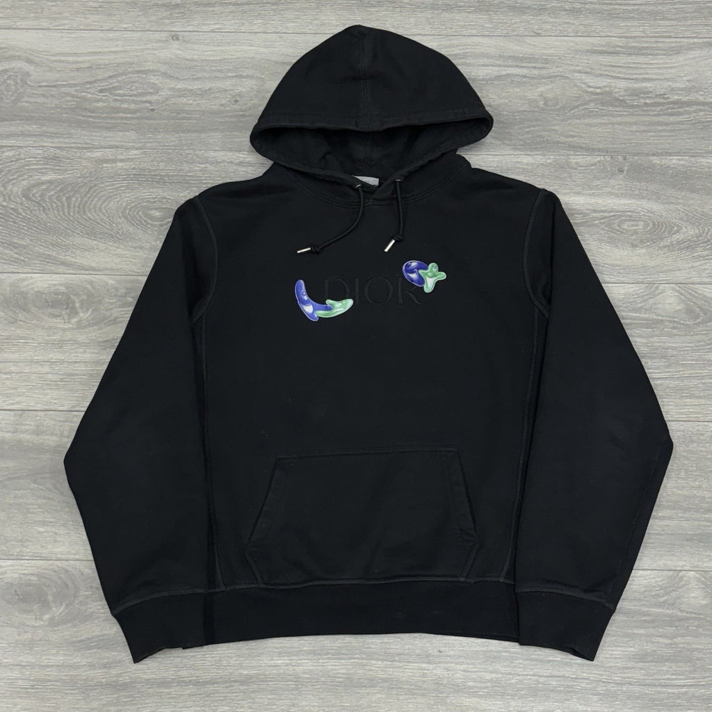 Size Medium - Christian Dior x Kenny Scharf Hoodie ' Black ' | GREAT COND!